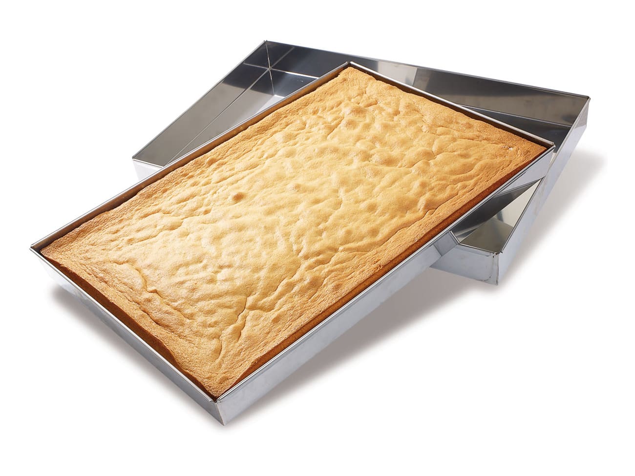 Stainless Steel Rectangular Cake Tin 60 X 40cm Meilleur Du Chef