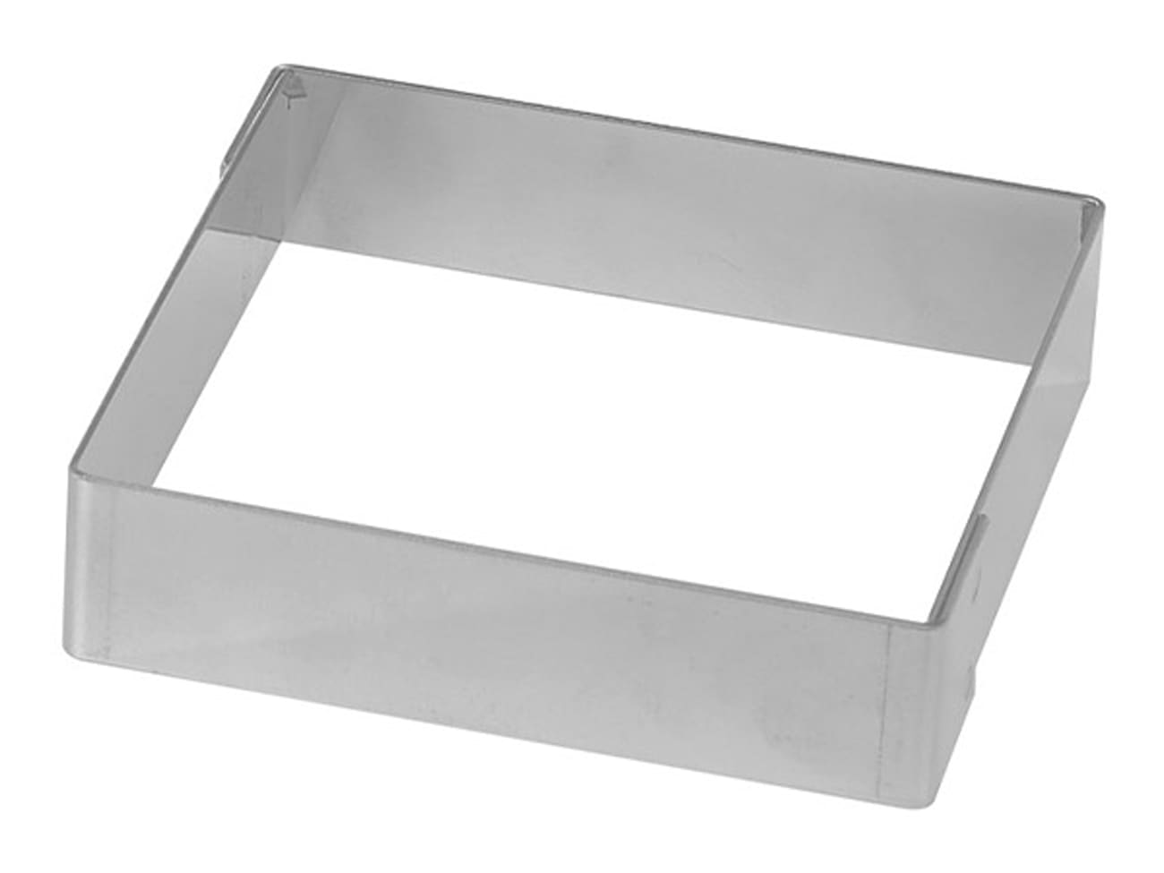 Steel Ring Square Stainless Steel Square Ring - 8.5 x 8.5 x H 2cm - Mallard Ferrière ...