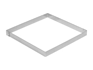 Stainless Steel Square Frame with Straight Edges
