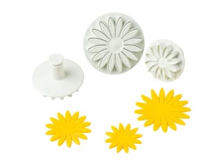 Set of 3 Plunger Cutters - Sunflower