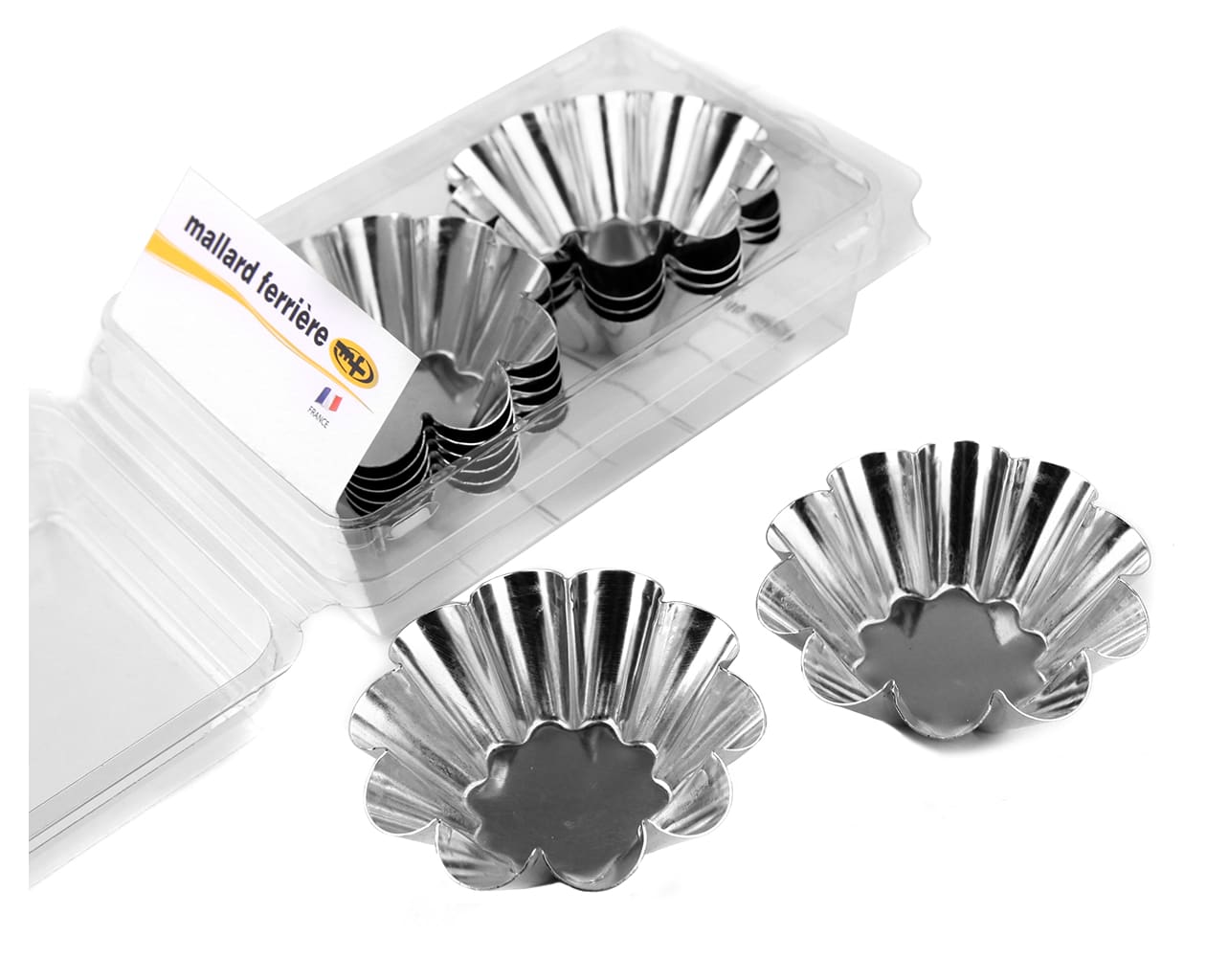 Mallard Ferrière - Moule à Brioche Mousseline Aluminium 12 Parts
