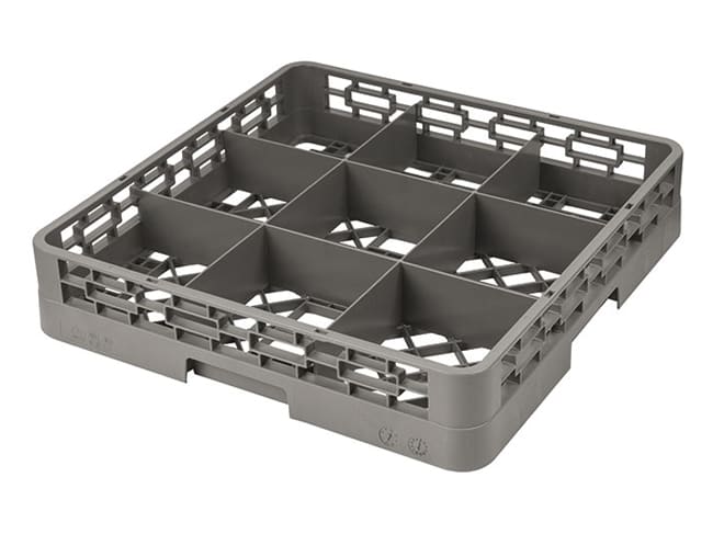 9- compartment tray