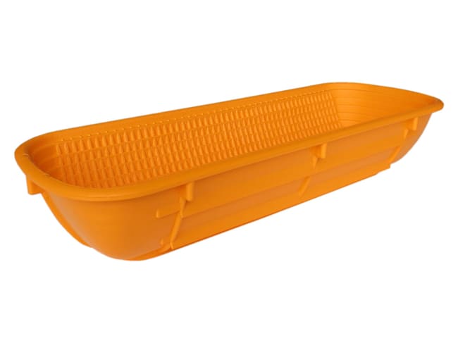 Plastic Banneton - 35 x 13cm - Orange