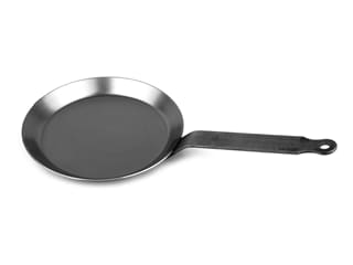 Black Steel Crepe Pan