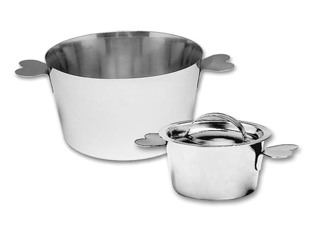 Stainless Steel Charlotte Mould - Ø 10cm without lid - Matfer