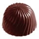 Chocolate Polycarbonate Mould - Swirled Rounds (32 cavities) - 27,5 x 17,5cm