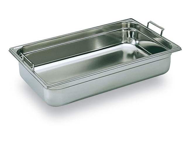 Gastronorm container with drop handles - GN 1/1 - Ht 1,5cm - Matfer