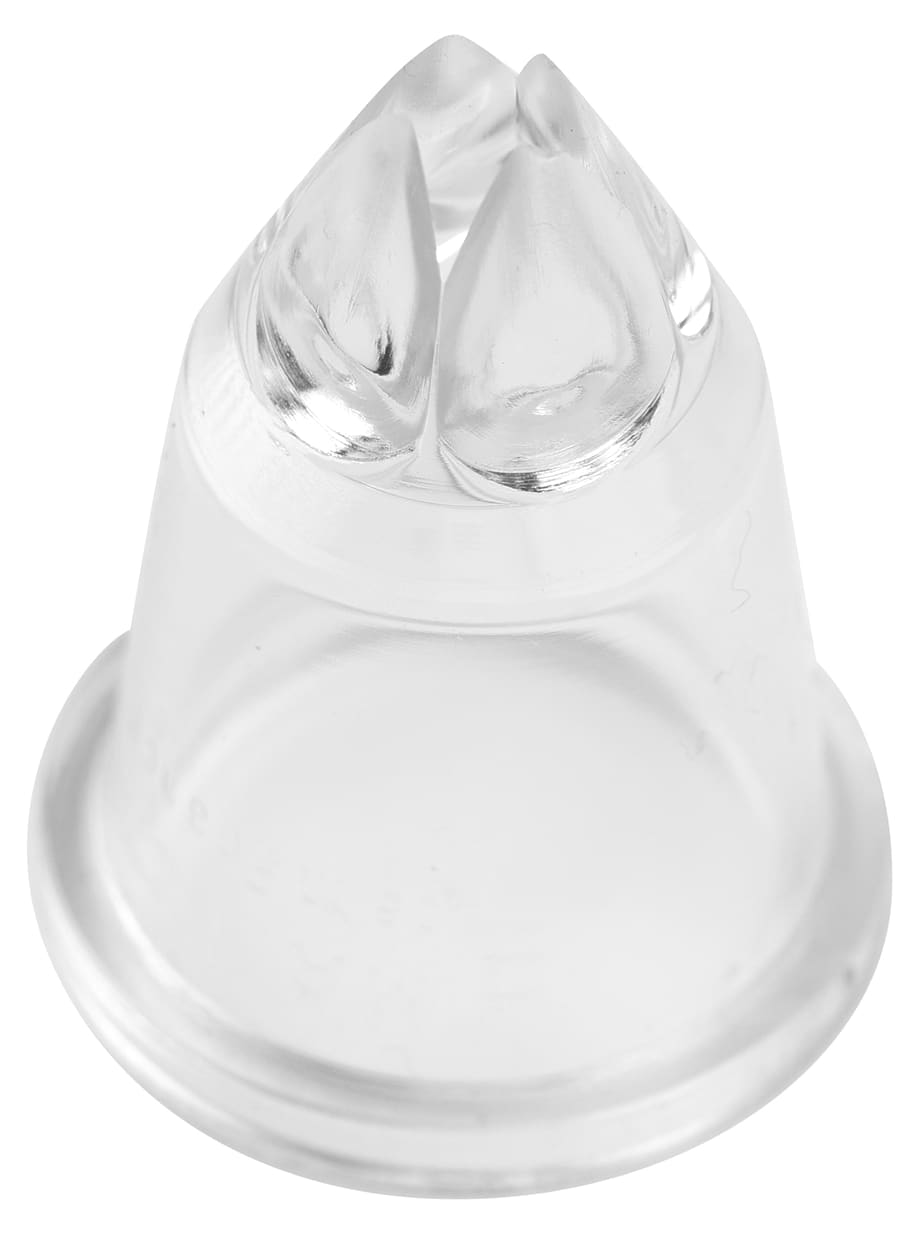 Fluted piping nozzle, 4 teeth Copolyester E4 (Ø 12mm) Matfer