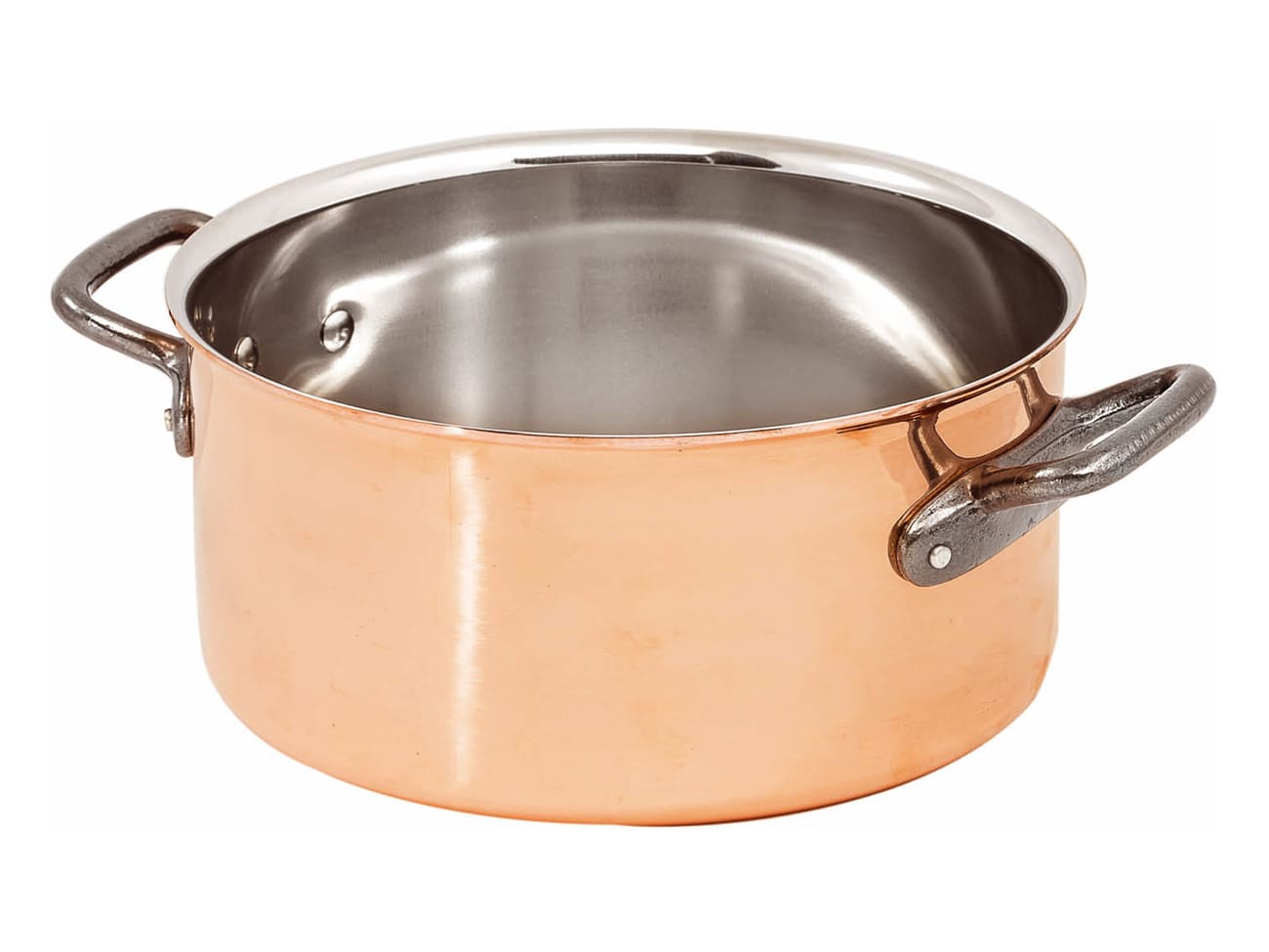 Copper Casserole Pan Ø 20cm Matfer Meilleur du Chef