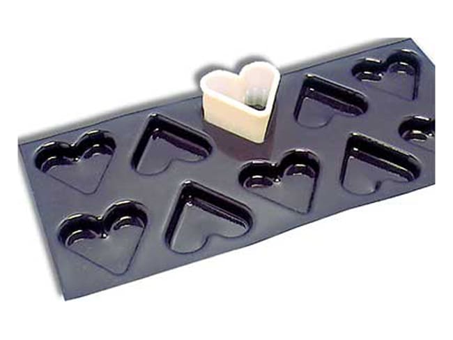 Heart Pastry Cutter - Exoglass® - 4.7 x 4.4cm - Matfer