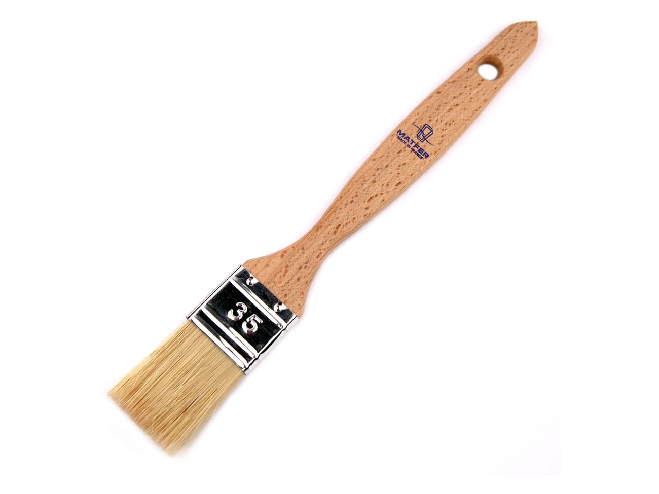 Flat Pastry Brush with Wooden Handle 2cm Matfer Meilleur du Chef