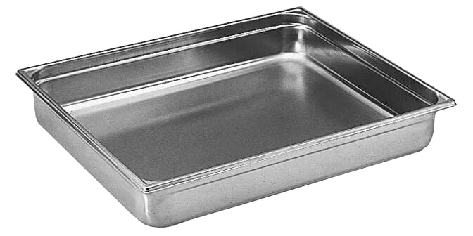 GN 2/1 gastronormcontainer GN-container roestvrij staal 43,4 liter diep
