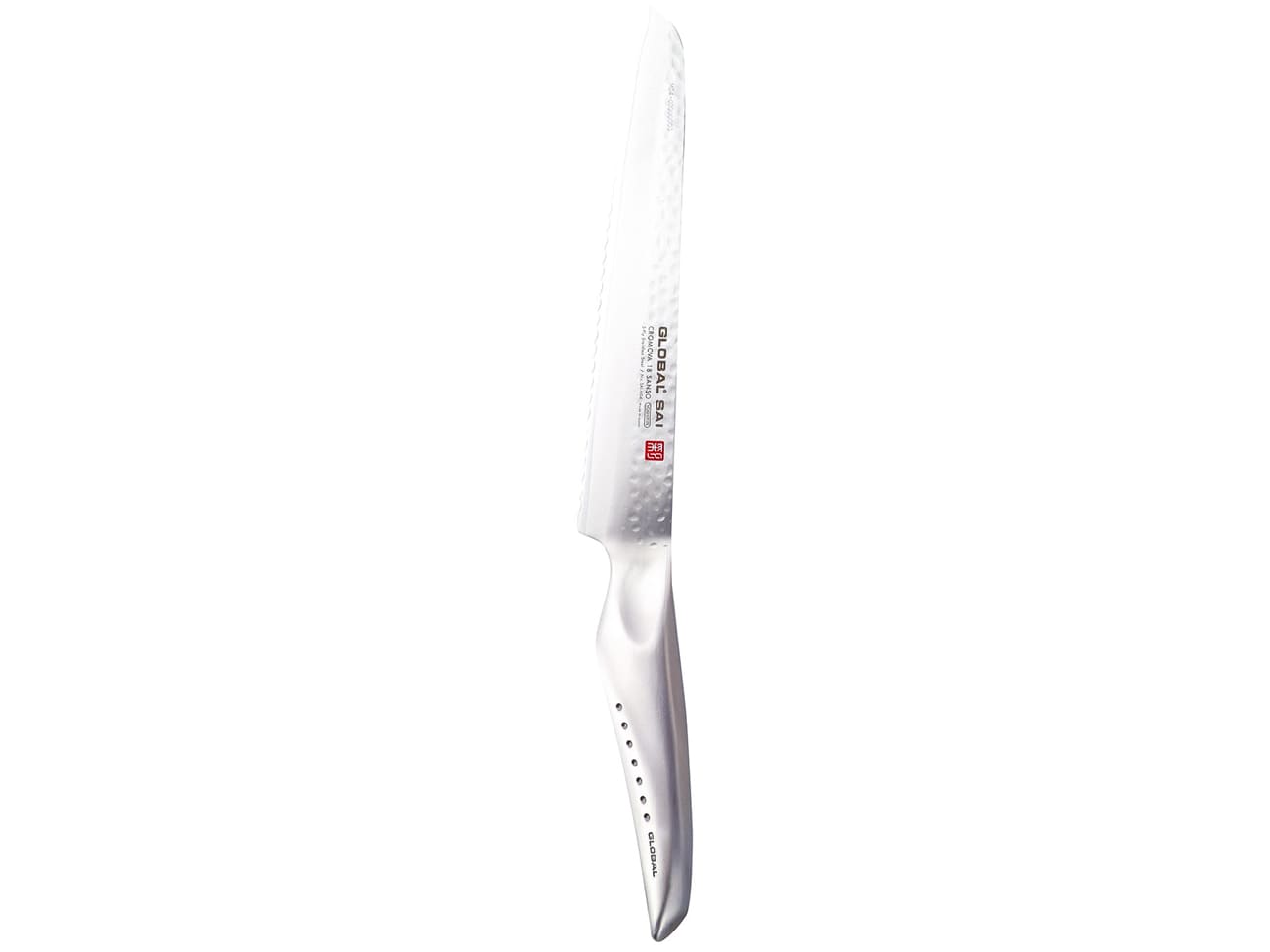 Global SAI 9 Inch Bread Knife - Lightweight Japanese Stainless Steel, Razor Sharp Edge, Made In Japan, SAI-05 - View #5