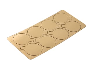 Gold Cake Board with Tab