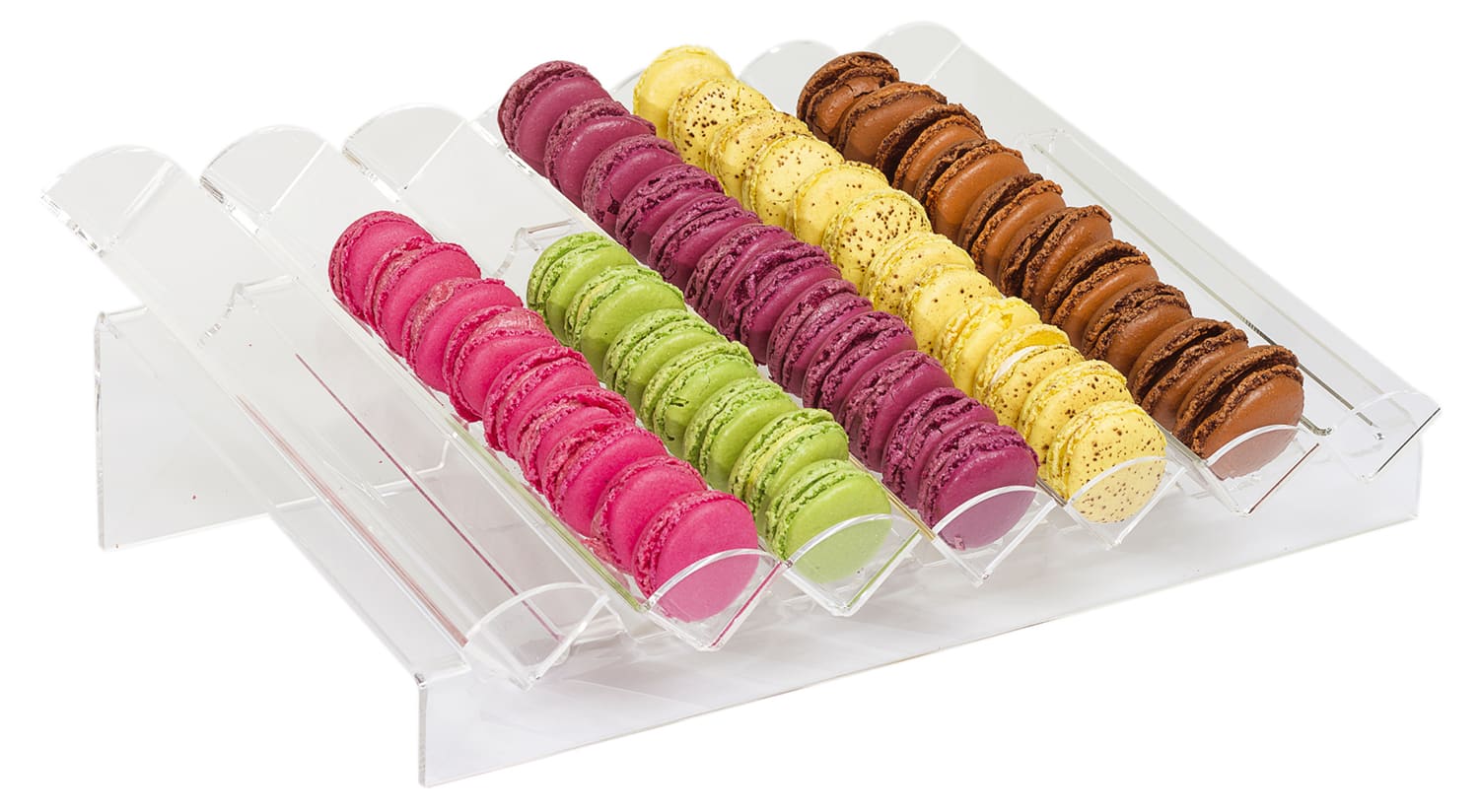 Macaron Bakery Display 7 rows 46 x 33cm Meilleur du Chef