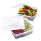 Modulus Gastronorm Light Duty Container GN 1/8 - Set of 10 - 16.2 x 13.2 x 4.5cm - Matfer