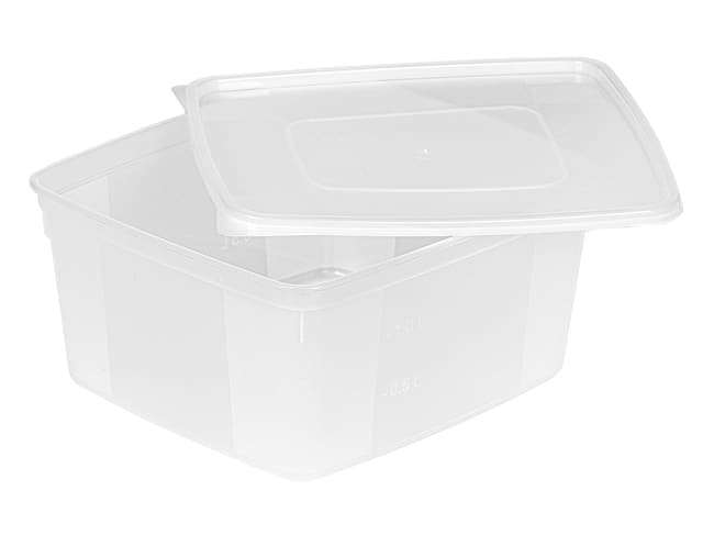 Modulus GN 1/6 Light Duty Container - Set of 6 - 17.6 x 16.2 x 8.5cm - Matfer