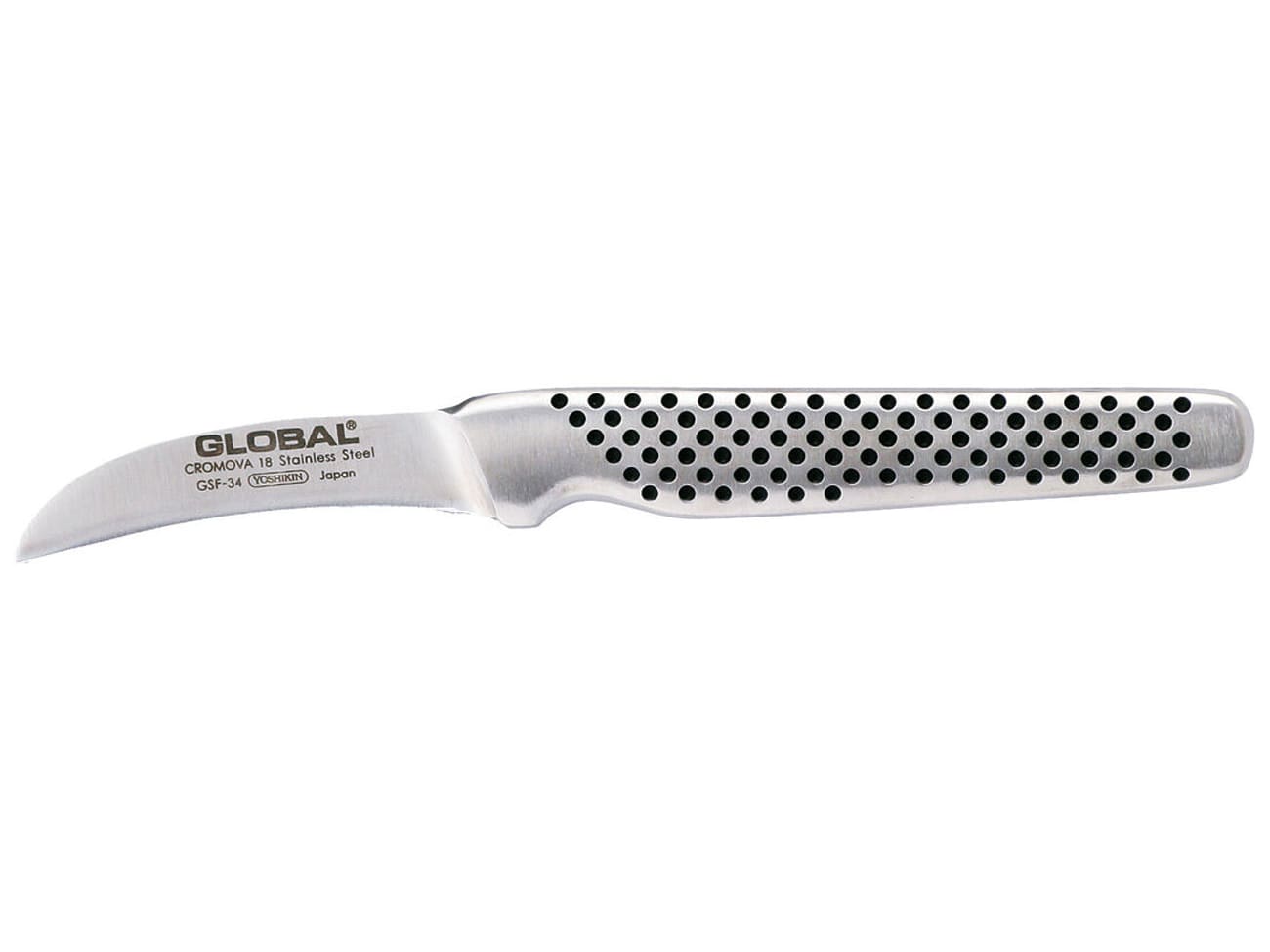 Curved Peeling Knife GSF34 blade 6cm Global Meilleur du Chef