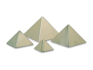 Stainless steel pyramid mould