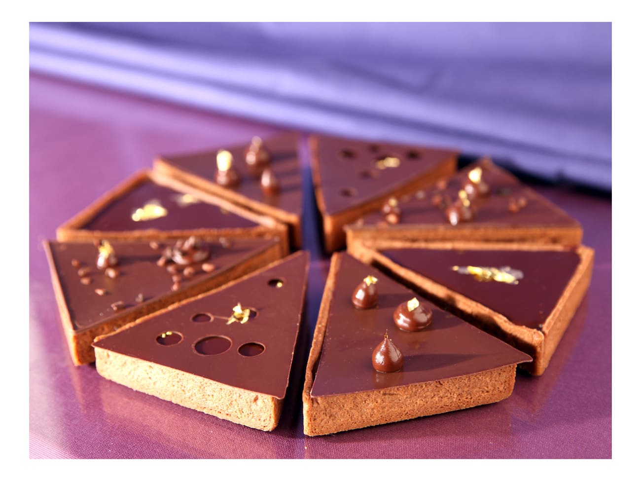 Triangle Tartlet Ring Set Set of 8 triangle rings Matfer Meilleur