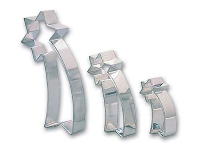 Set of 3 Cookie Cutters - Shooting Star - Matfer