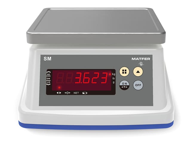 SM6 Electronic Scale - 6kg / 2g - Matfer