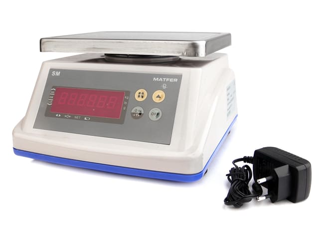 SM Electronic scales - Model SM6 (6 kg / 2 g) - Matfer