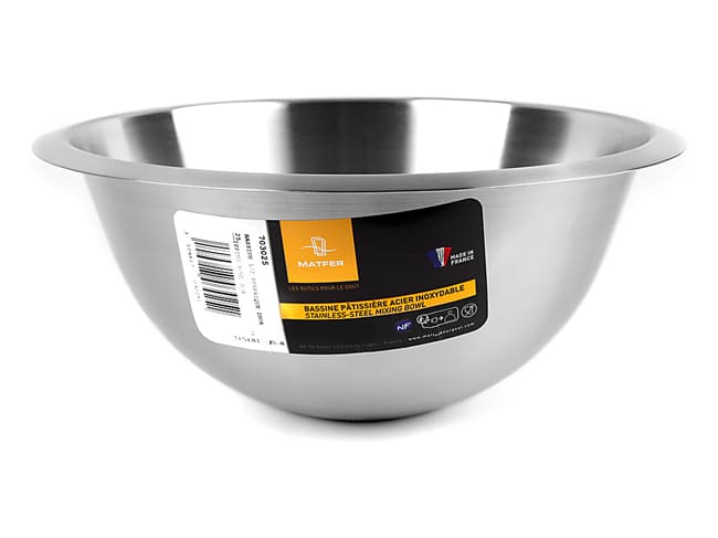 Matfer Bourgeat 116454 6 qt. Polypropylene Mixing Bowl