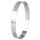 Stainless Steel Oval Cake Ring - 19 x 12cm - Matfer