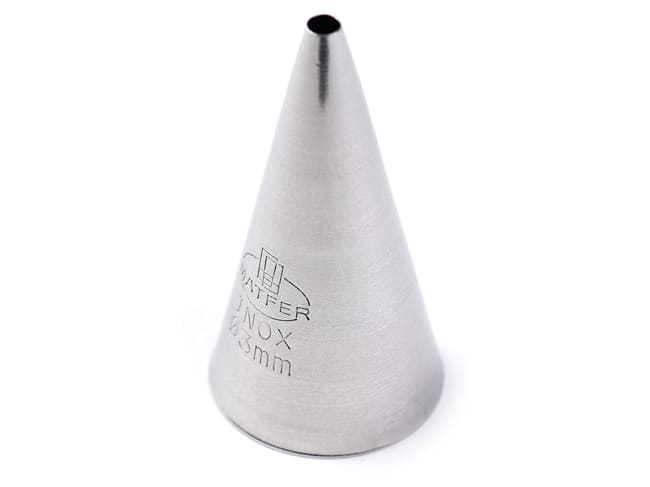 Stainless Steel Plain Nozzle - Ø 3mm - Matfer