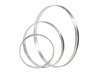 Stainless Steel Tart Ring - ht 2cm - Ø 28cm - Matfer