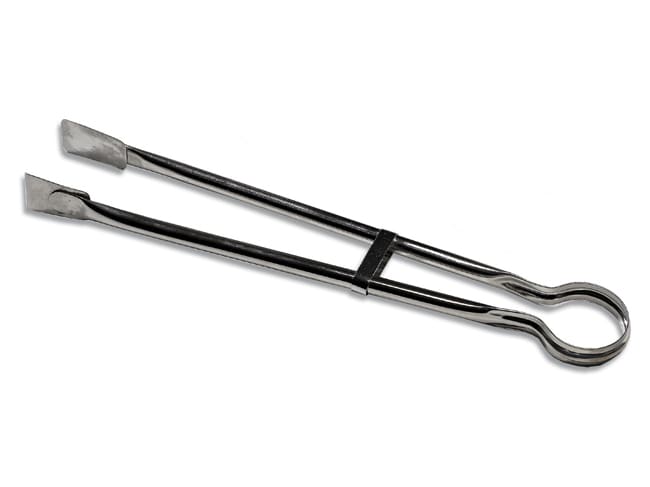 Steak tongs, stainless steel