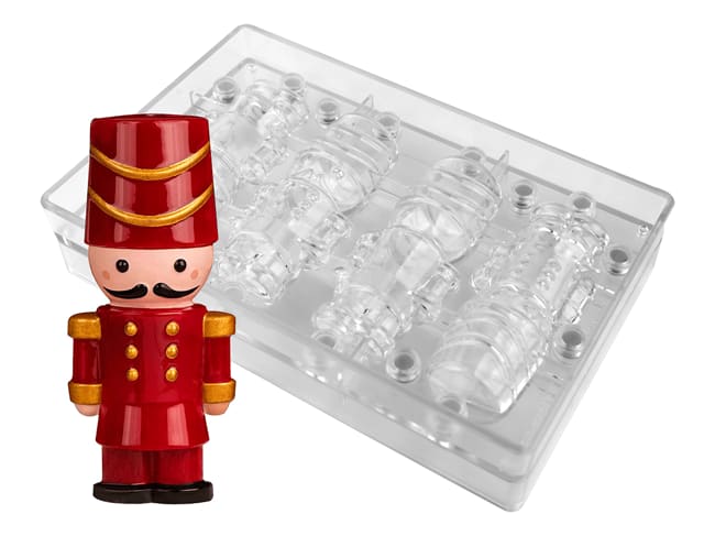 Chocolate Mould Casse-Noisette Soldier - ht 12cm - Martellato
