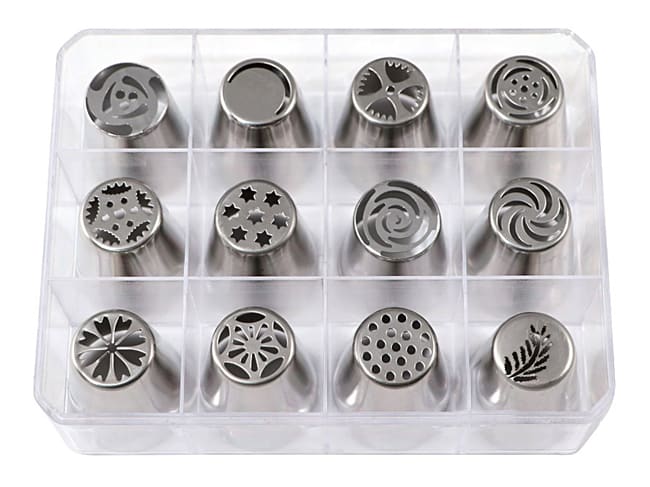 Set of 12 Decorating Nozzles - Martellato