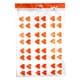 Silicone Chablon Stencil Mat - 48 Hearts - Martellato