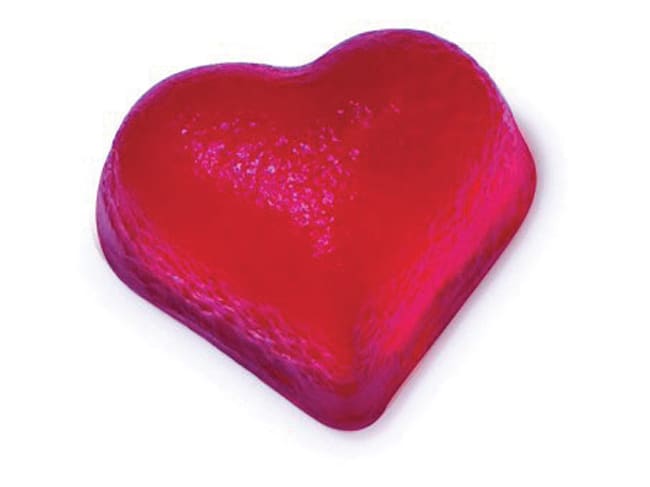 Heart Fruit Jelly Candy Silicone Mould - Martellato