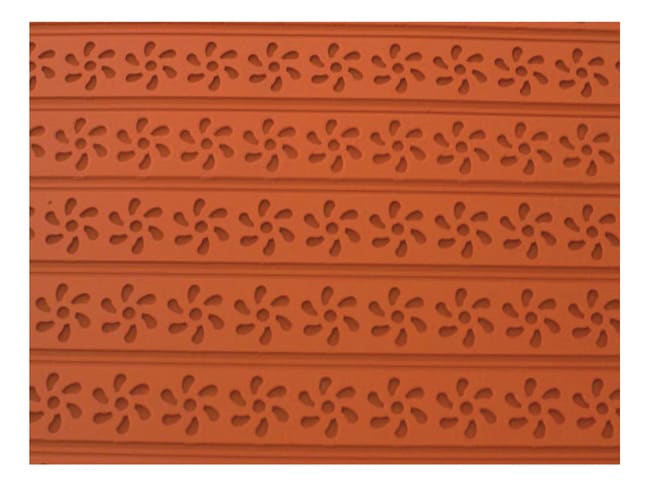 Flower Silicone Texture Mat - 60 x 40cm - Martellato