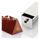 Stainless Steel Round Loaf Cake Mould - With cylinder insert - 8,2 x 25 x ht 8cm - Martellato