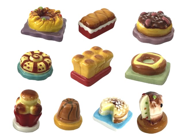 Brioche Treats Trinkets - 2025 collection - Pack of 10 - Nordia