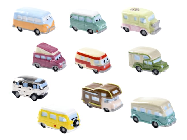 Campervan Trinkets - 2024 collection - Pack of 10 trinkets - Nordia