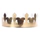 Gold Paper Crown - Cardboard fastening - Pack of 5 - Nordia