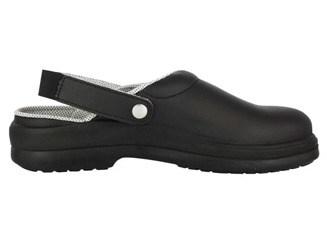 Silvo Black Catering Safety Clogs - Size 41 - NORD'WAYS