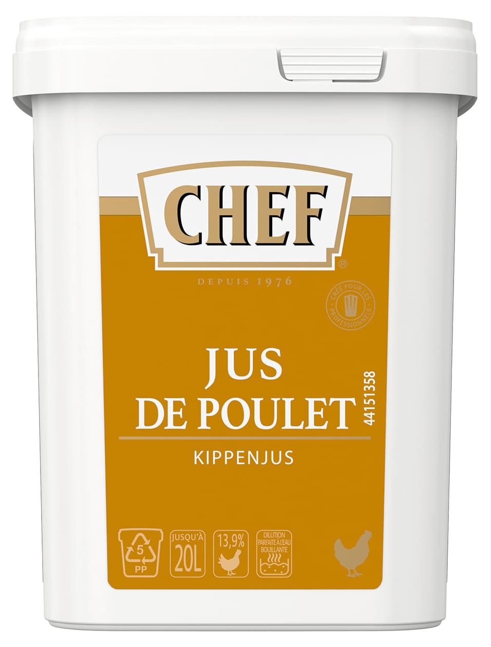 Dehydrated chicken juice 600 g Chef® Meilleur du Chef