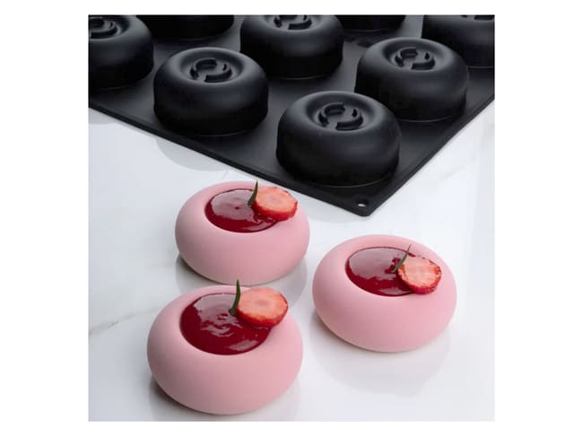 'C'est la vie' Silicone Mould - by Emmanuele Forcone - Ø 7.4cm - Pavoni