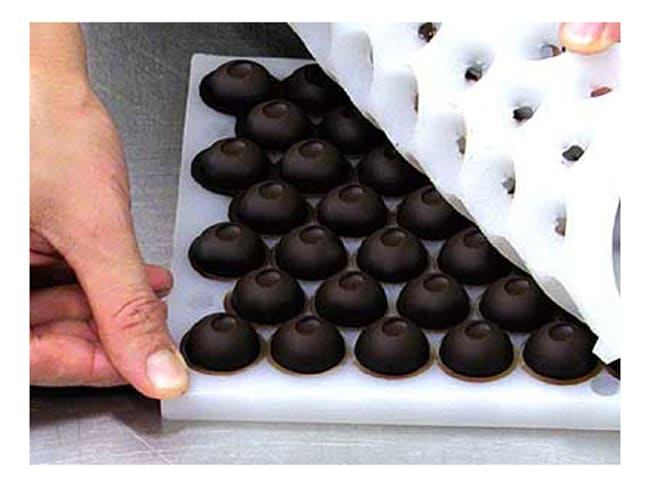 Chocoflex Silicone Mould - Whole spheres - 29 x 19cm - Pavoni