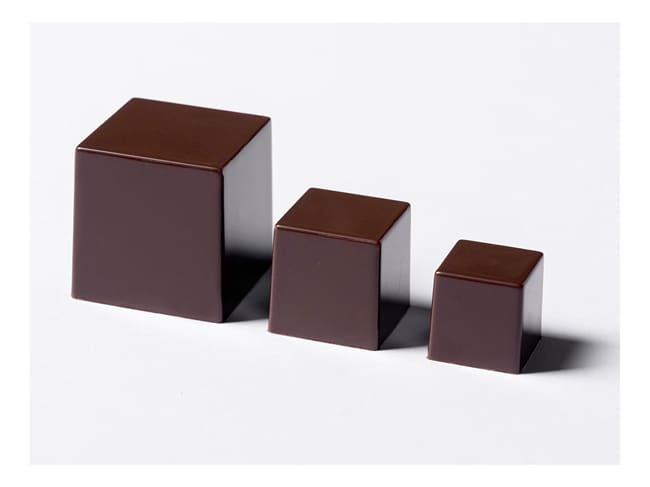 Chocolate Mould "Cubo" - 3 x 3cm - Pavoni