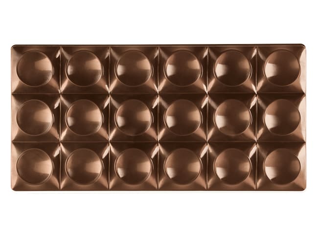 Chocolate Mould "Bricks" - 3 bars - Pavoni