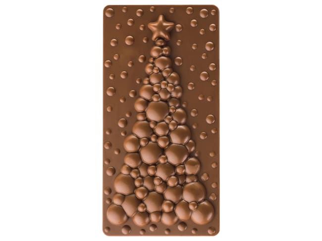 Chocolate Mould "bubble tree" - 3 bars - By Fabrizio Fiorani - Pavoni