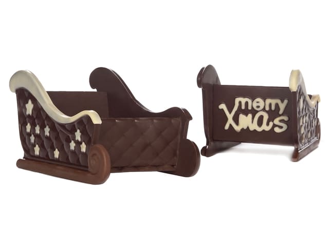 Chocolate Mould - Christmas Sleigh - Pavoni