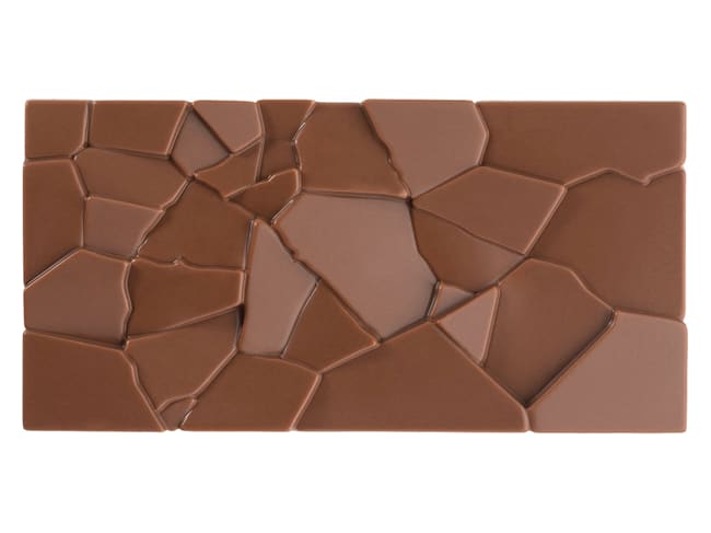 Chocolate Mould "Crush" - 3 bars - By Vincent Vallée - Pavoni